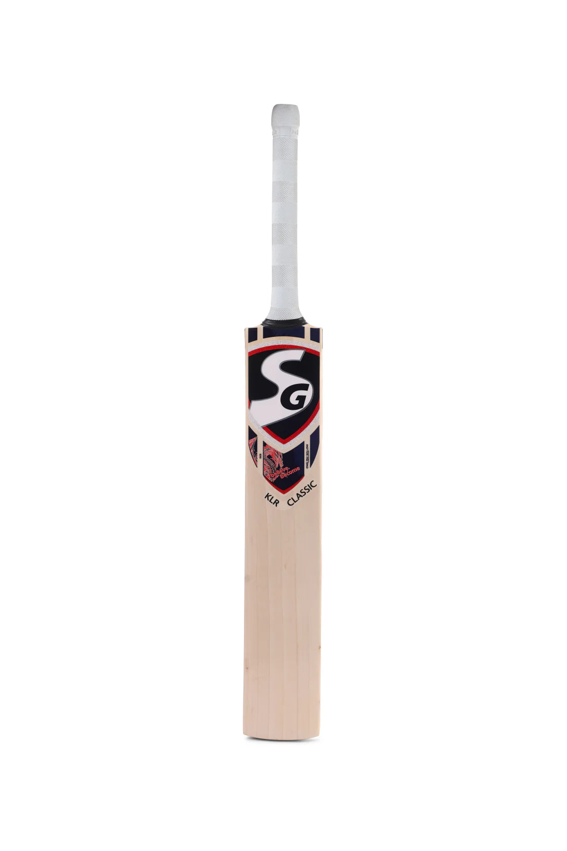 SG KLR Classic English Willow Cricket Bat Front View