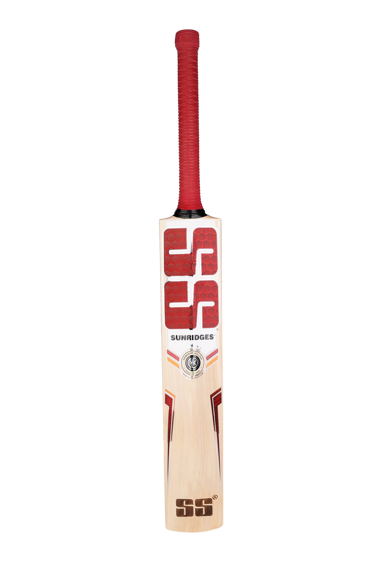 SS Gutsy KW Kashmir Willow Cricket Bat rear View