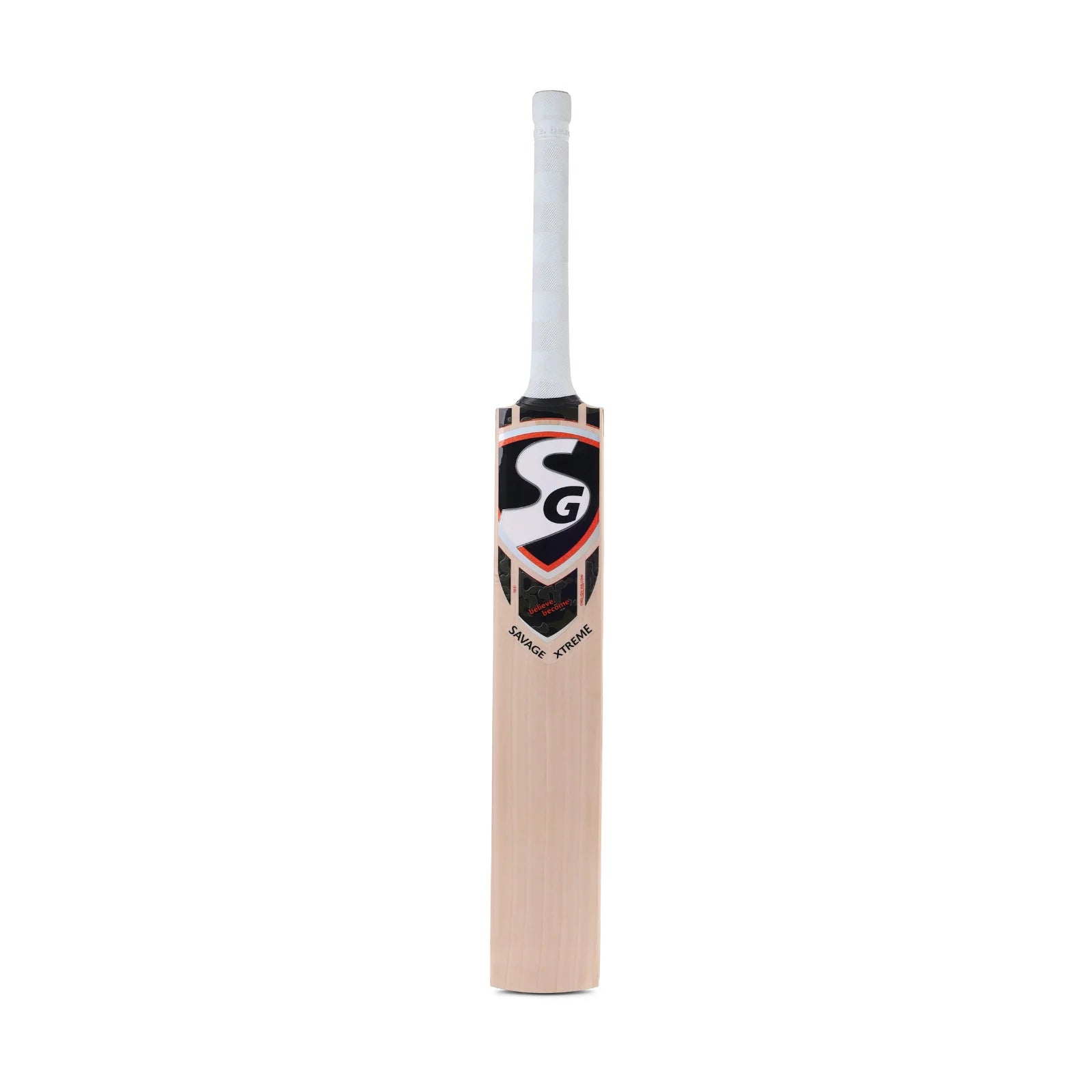 SG Savage Xtreme English Willow Cricket Bat Front View