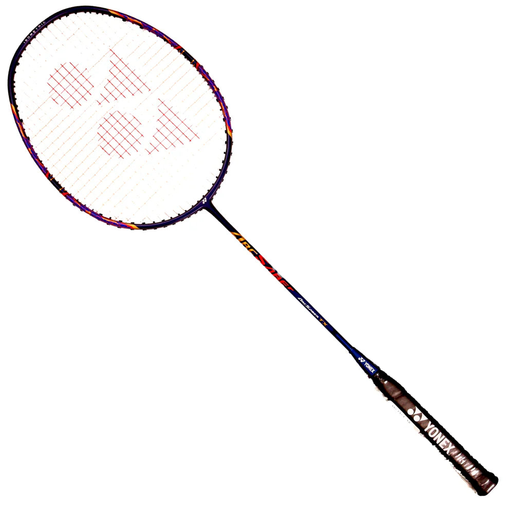 Yonex Arcsaber TX Navy Blue 4U badminton racquet with even balance and medium flex shaft for all-round control and precision