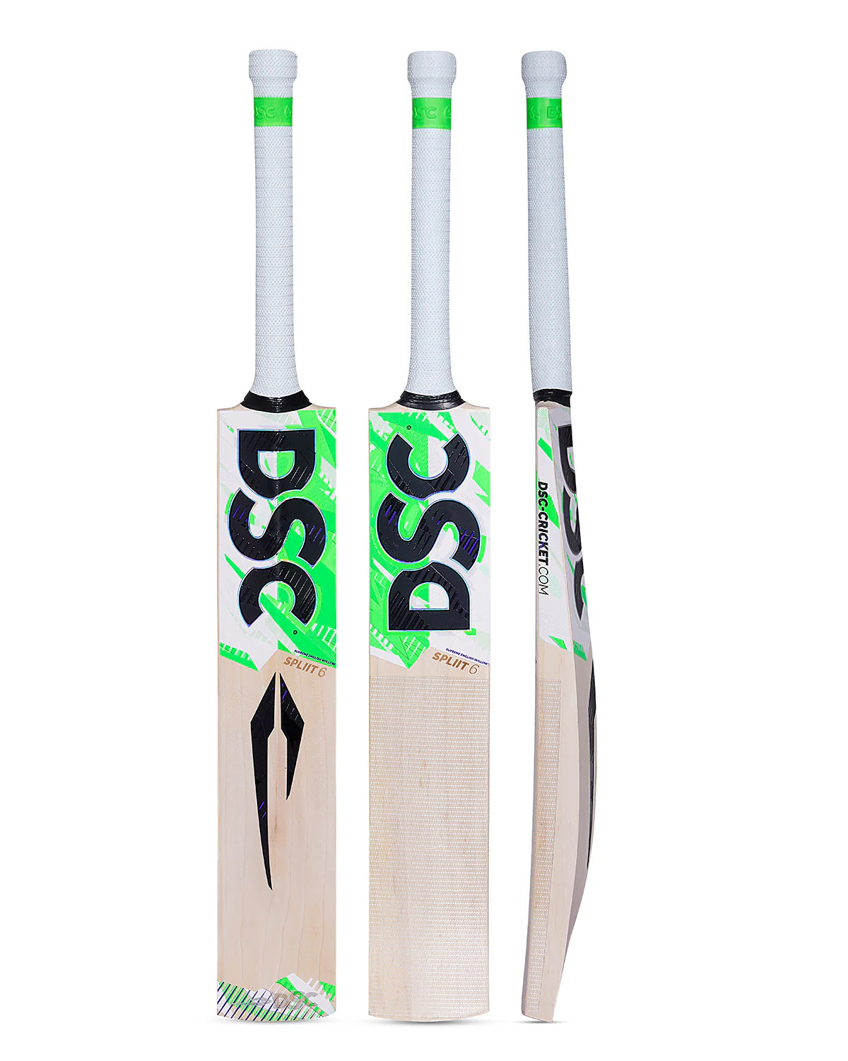 DSC Spliit 6 English Willow Cricket Bat Front View