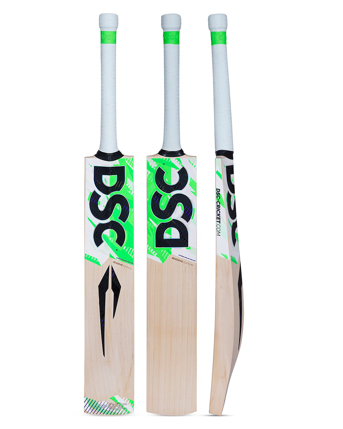 DSC Spliit Reserve Edition English Willow Cricket Bat Front View