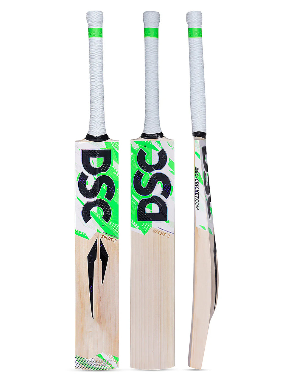 DSC Spliit 2 English Willow Cricket Bat Front View