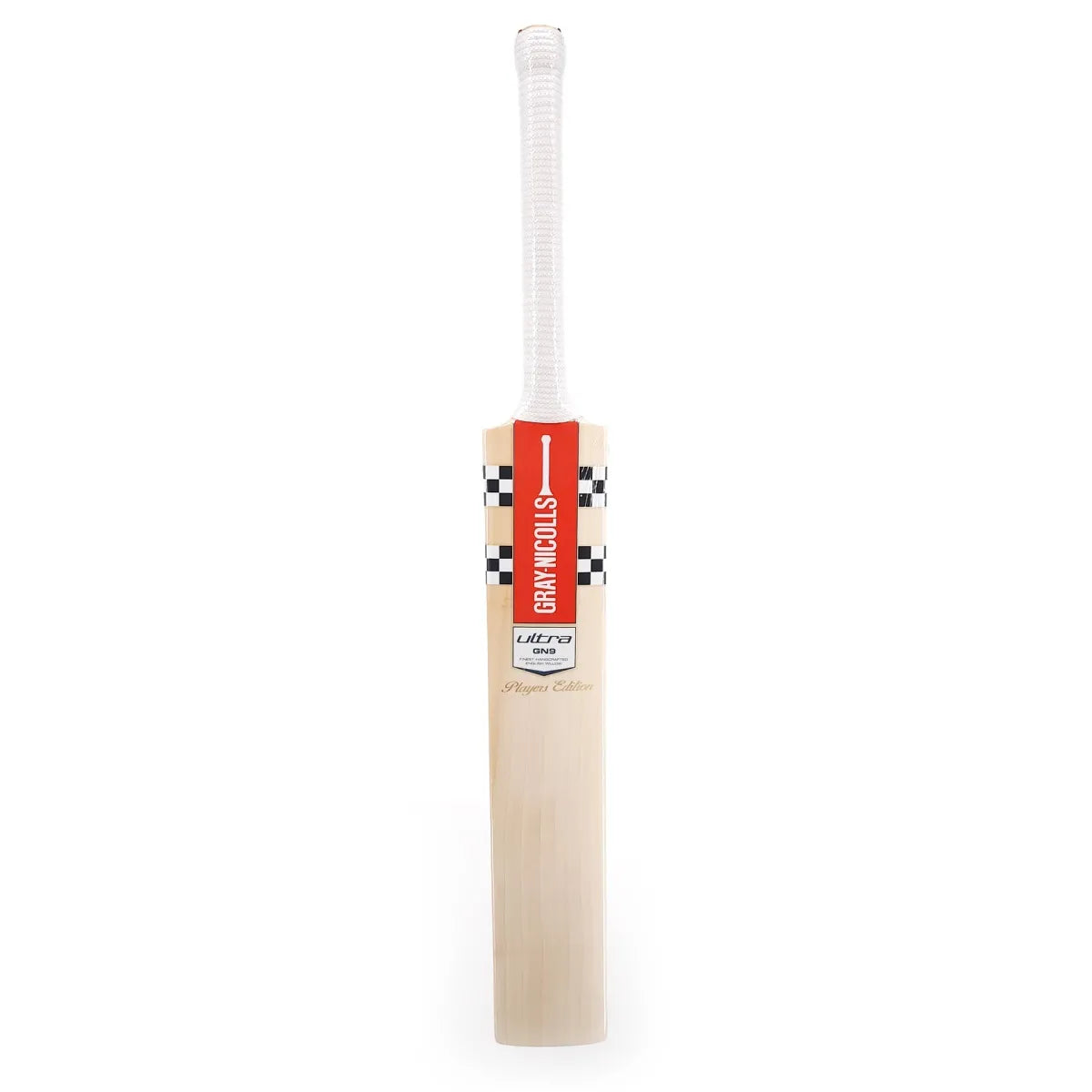 Gray-Nicolls GN9 Players Edition Grade 1 English Willow Cricket Bat Front View
