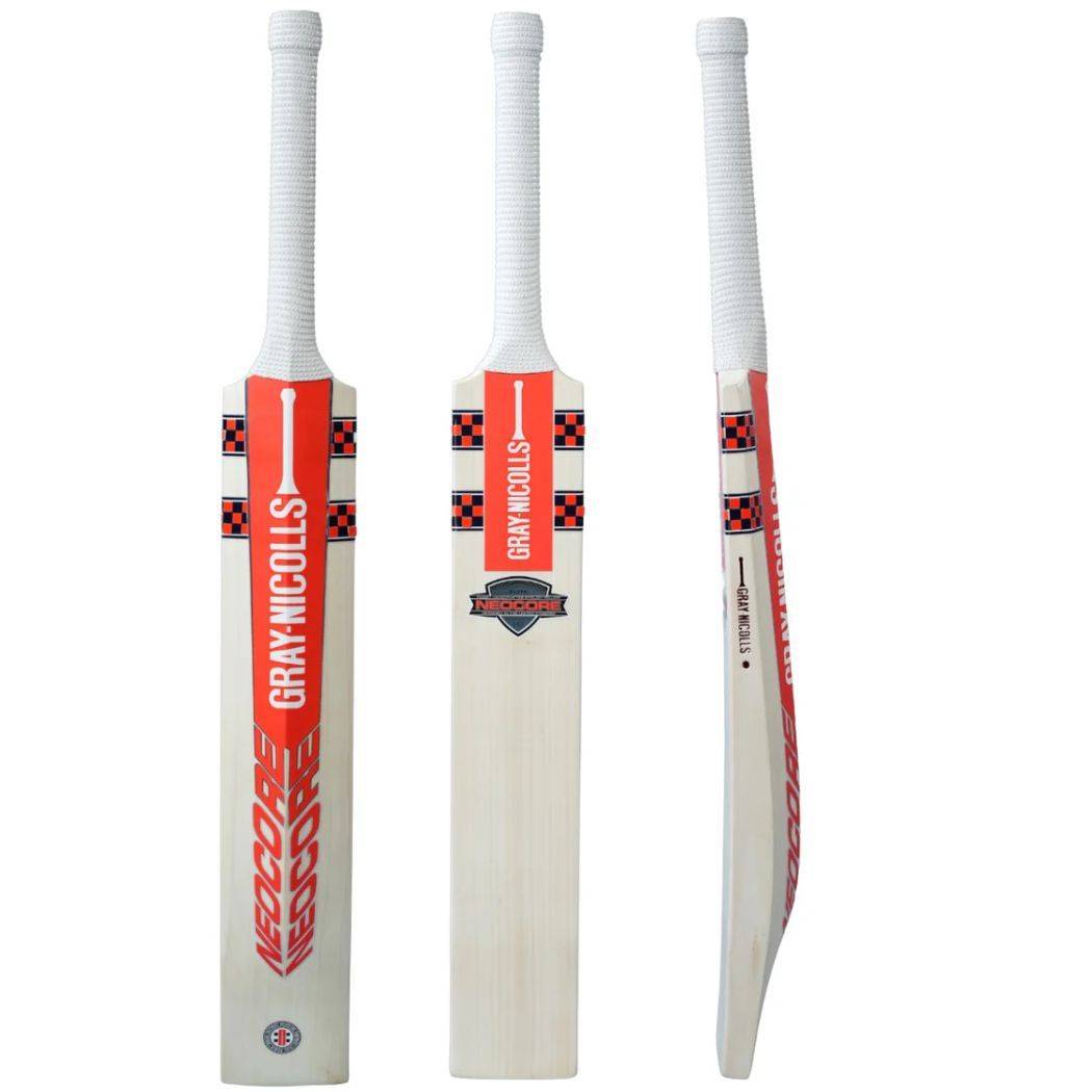 Gray-Nicolls NeoCore Elite English Willow Cricket Bat Front View