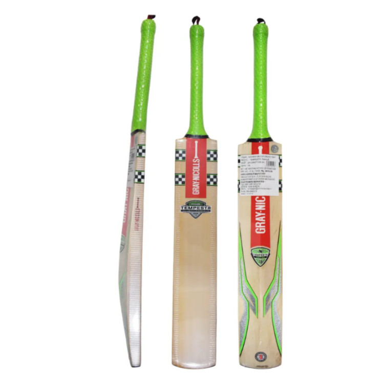 Gray-Nicolls Tempesta Range Kashmir Willow Cricket Bat Front View