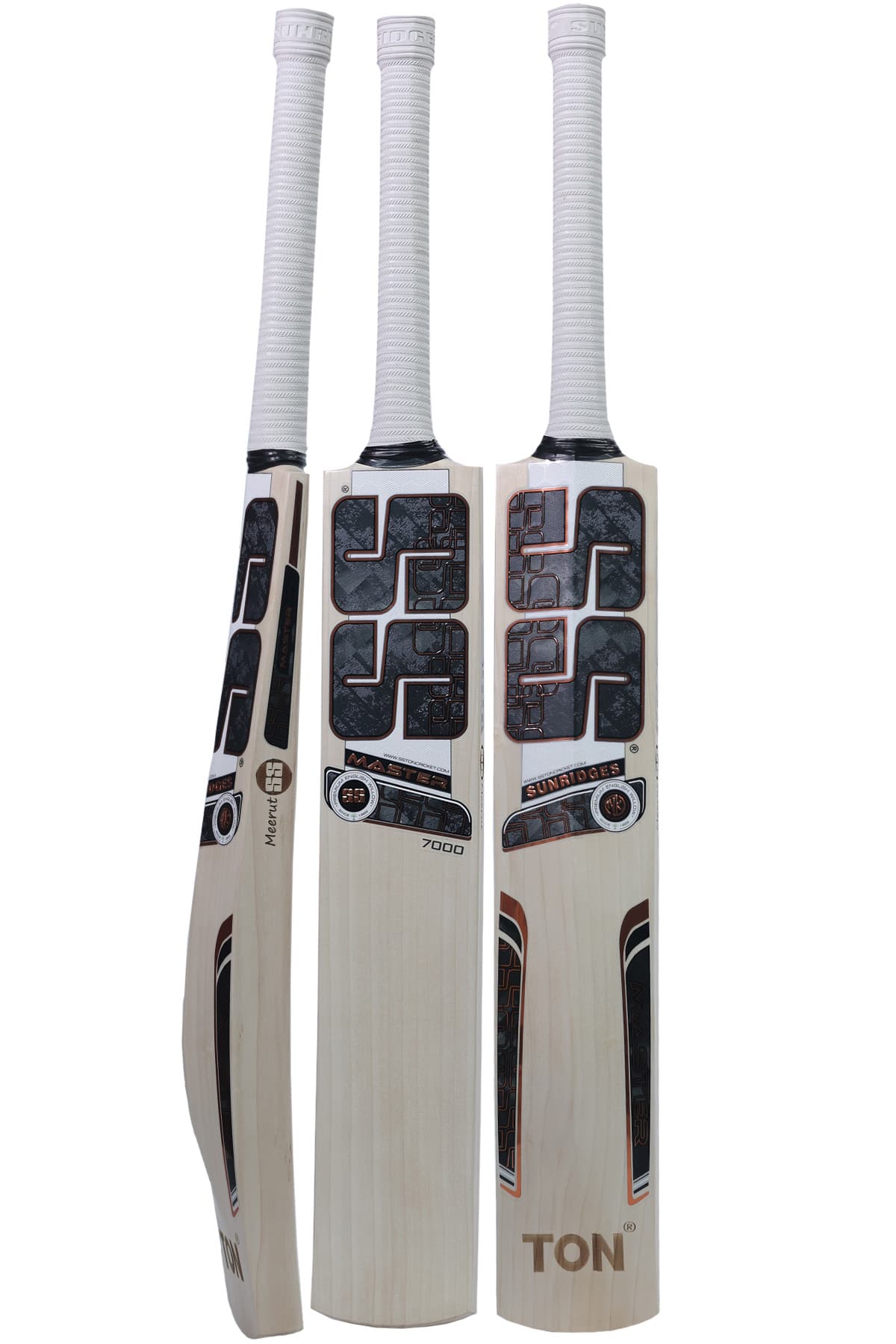 SS Master 7000 English Willow Cricket Bat Front View