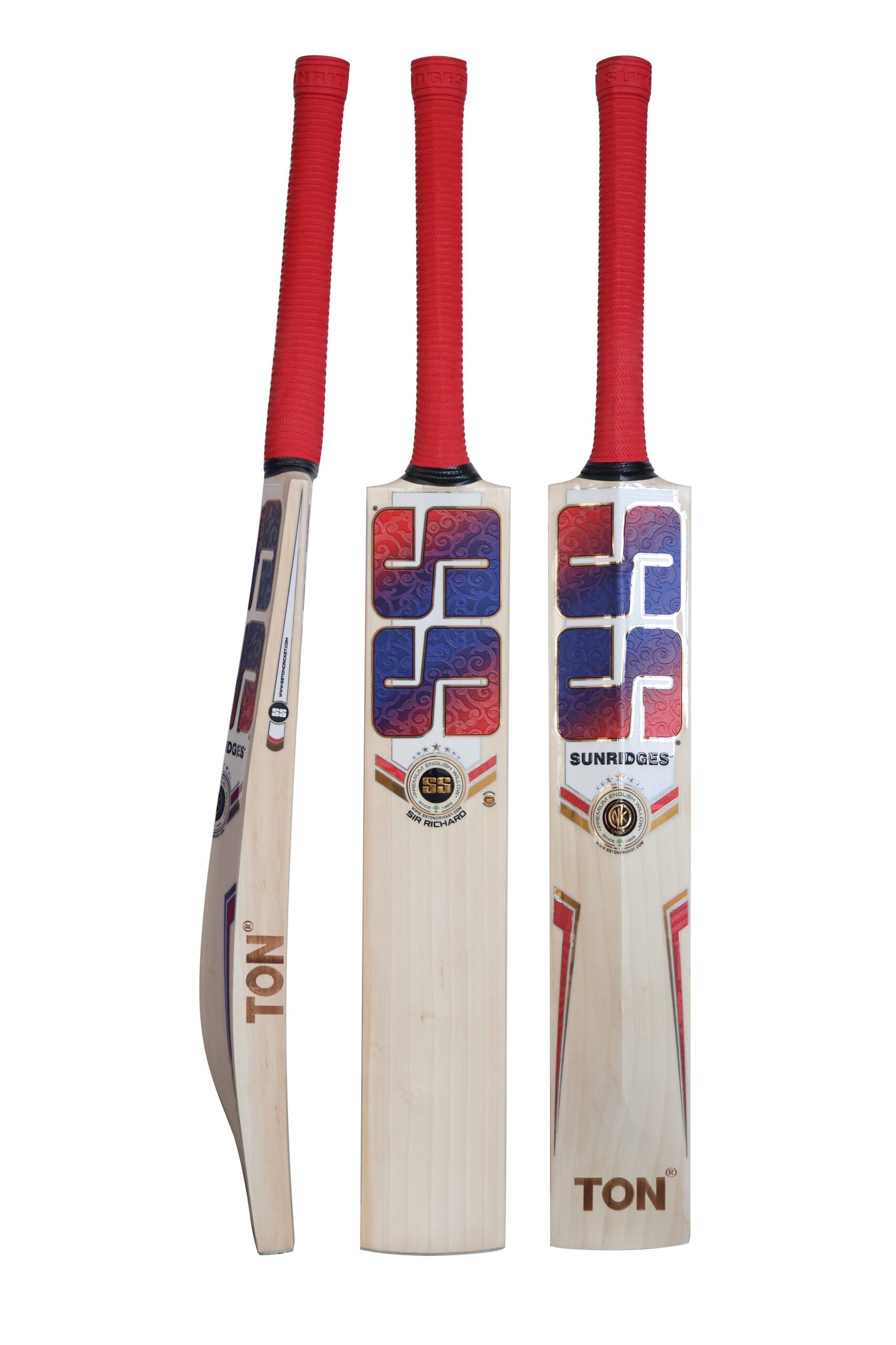 SS Sir Richards English Willow Cricket Bat - SH