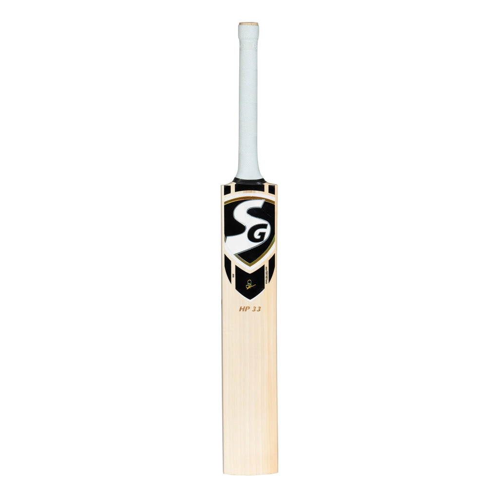 SG HP 33 Player Grade English Willow Cricket Bat Front View