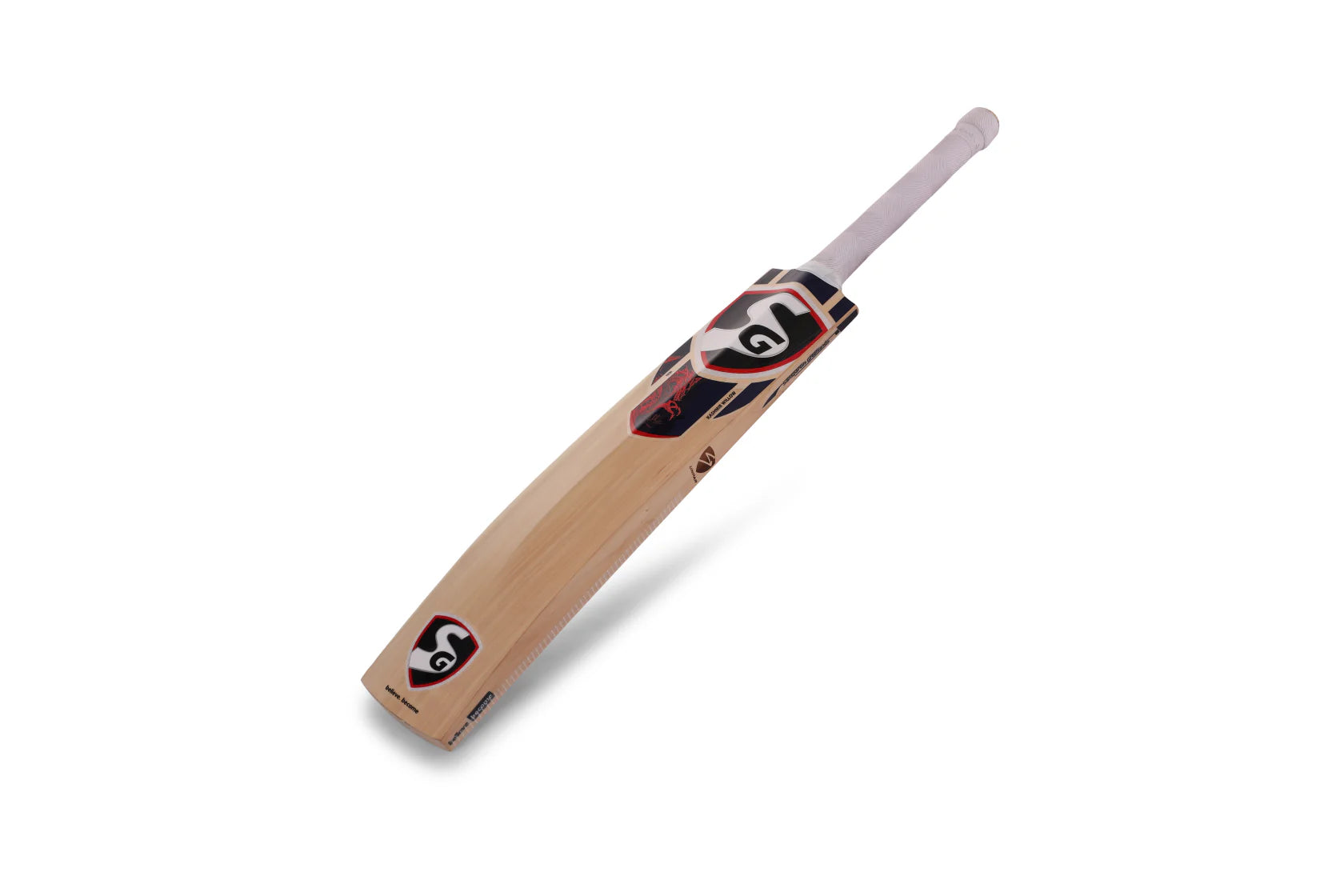 SG KLR Pro Cricket Bat Toe Design Detail