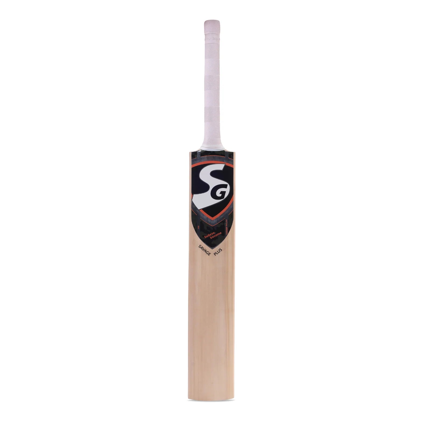 SG Savage Plus Kashmir Willow Cricket Bat Front View