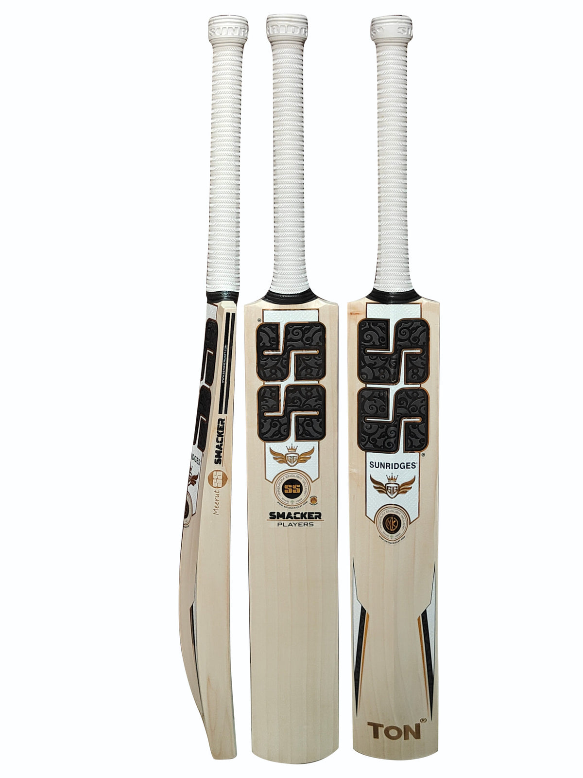 SS GG Smacker Players English Willow Cricket Bat Front View