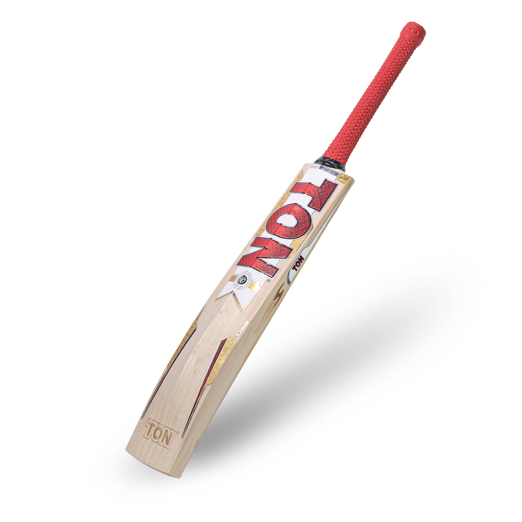 SS TON Gold Edition Cricket Bat Handle Detail
