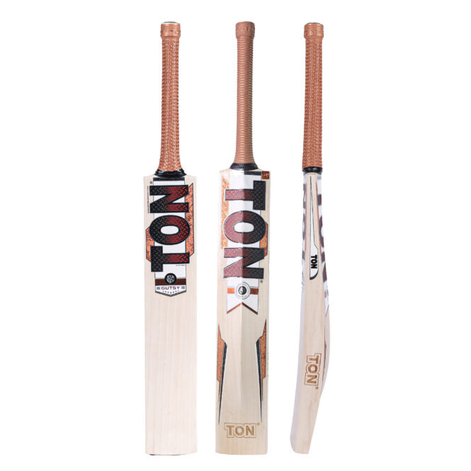 SS TON Gutsy English Willow Cricket Bat Front View