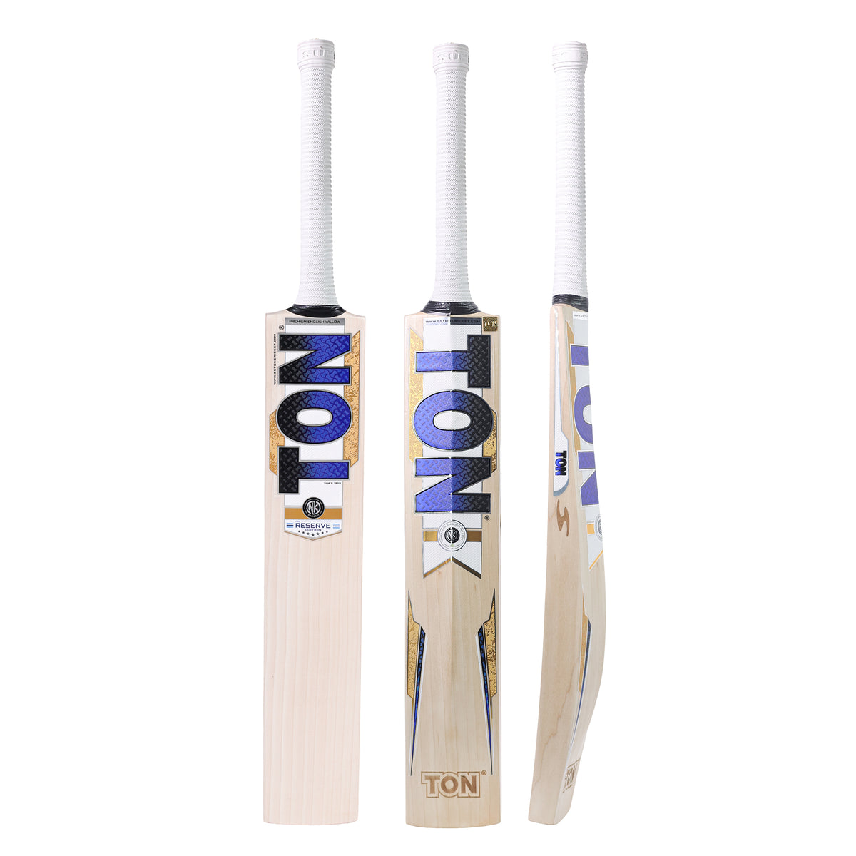 SS TON Reserve Edition English Willow Cricket Bat Front View