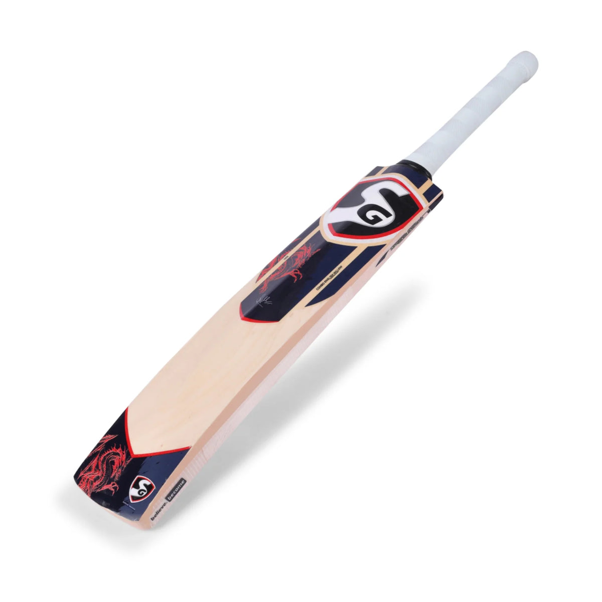 SG KLR Smash Cricket Bat Handle Detail