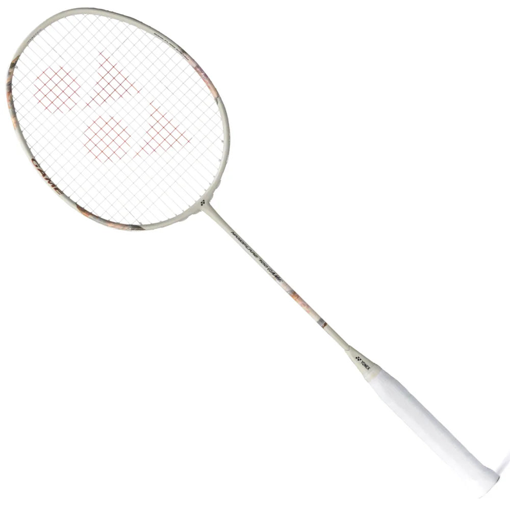 Yonex Nanoflare 700 GAME Light Beige 4U badminton racquet with head light balance and medium flex shaft for speed and all-round play