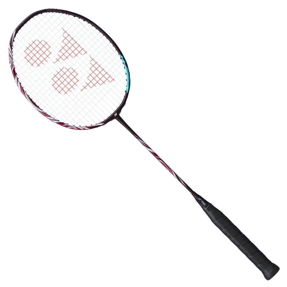 Yonex Astrox 100 ZZ Kurenai 4U badminton racquet with head heavy balance and extra stiff shaft for powerful attacking play