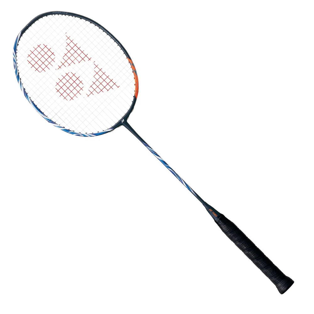 Yonex Astrox 100 ZZ Dark Navy 4U badminton racquet with head heavy balance and extra stiff shaft for powerful attacking play
