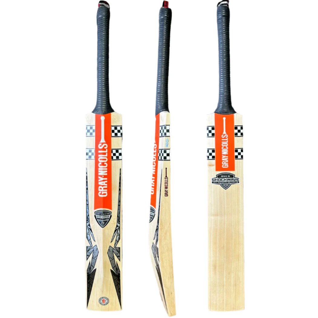 Gray-Nicolls GN5 Shockwave English Willow Cricket Bat Front View