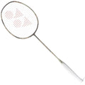 Yonex Astrox 01 Clear Black Blue 4U badminton racquet with head heavy balance and medium flex shaft for all-round performance