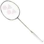 Yonex Astrox 01 Clear Black Blue 4U badminton racquet with head heavy balance and medium flex shaft for all-round performance